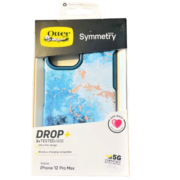 OtterBox Symmetry Seas the Day Apple iPhone 12 Pro Max Cell Phone Case - Picture 1 of 2